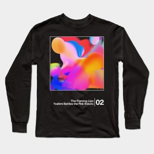 The Flaming Lips / Minimal Style Graphic Artwork Design Long Sleeve T-Shirt